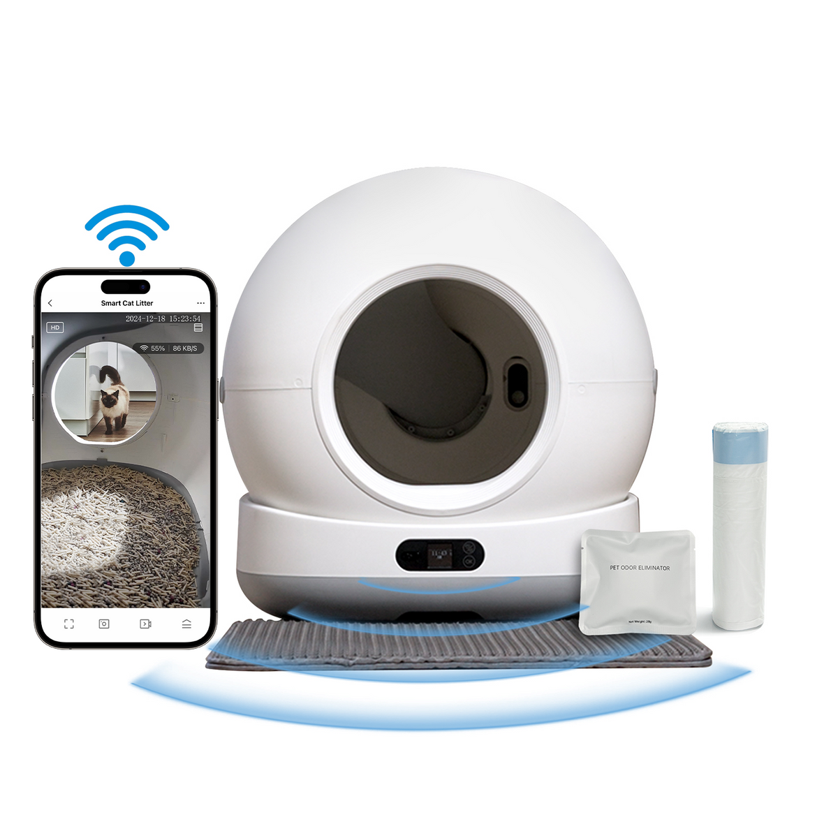 Pet IQ SmartLoo — The Automatic, App‑Controlled Litter Box That Cleans Itself and Saves You Time Every Day